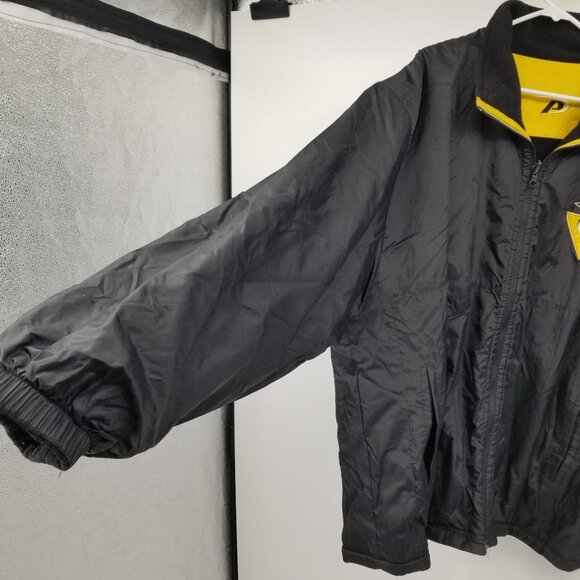 Vintage Pro Player Reversible Black Pittsburgh Penguins Jacket XL 90s Streetwear - Picture 11 of 16